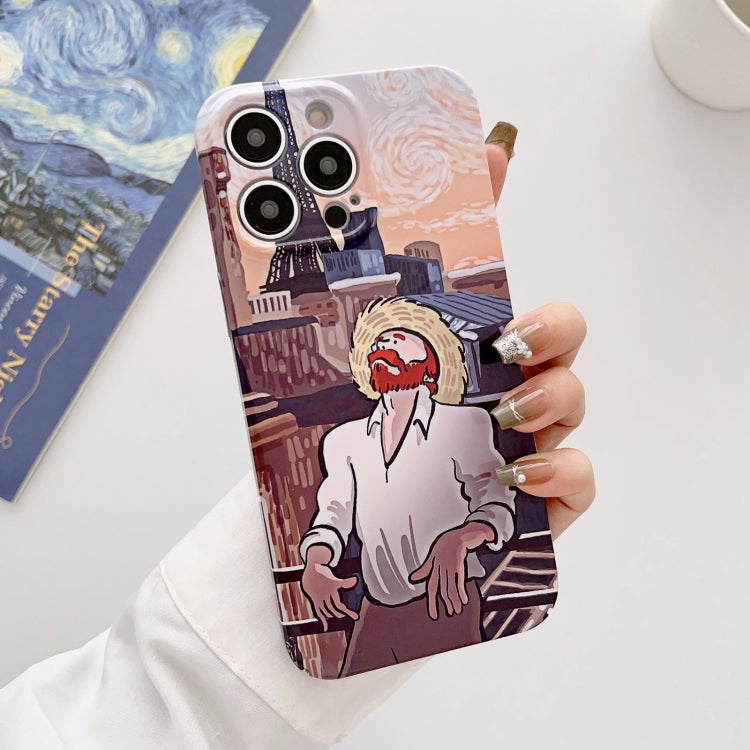 Precise Hole Oil Painting Glossy PC Phone Case