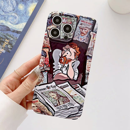 Precise Hole Oil Painting Glossy PC Phone Case