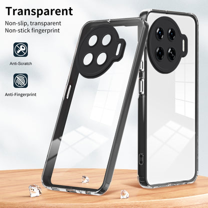 3 in 1 Clear TPU Color PC Frame Phone Case