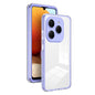 3 in 1 Clear TPU Color PC Frame Phone Case