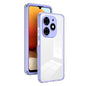 3 in 1 Clear TPU Color PC Frame Phone Case