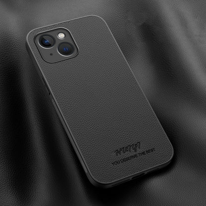 HUIYI Leather Magnetic Phone Case, For iPhone 16, For iPhone 15 Pro Max, For iPhone 15 Pro, For iPhone 15 Plus