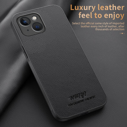 HUIYI Leather Magnetic Phone Case, For iPhone 15, For iPhone 14 Plus, For iPhone 14, For iPhone 14 Pro