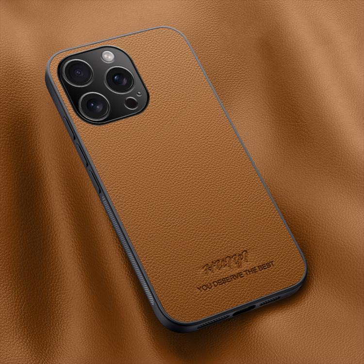 HUIYI Leather Magnetic Phone Case, For iPhone 17e / 16e, For iPhone 16 Pro Max, For iPhone 16 Pro, For iPhone 16 Plus