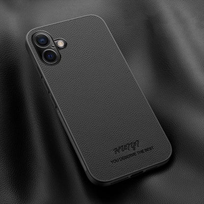 HUIYI Leather Magnetic Phone Case, For iPhone 17e / 16e, For iPhone 16 Pro Max, For iPhone 16 Pro, For iPhone 16 Plus