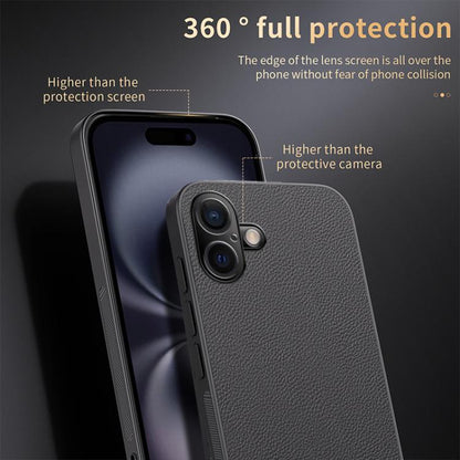 HUIYI Leather Magnetic Phone Case, For iPhone 16, For iPhone 15 Pro Max, For iPhone 15 Pro, For iPhone 15 Plus