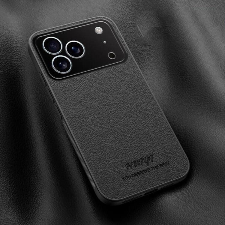 HUIYI Leather Magnetic Phone Case, For iPhone 17e / 16e, For iPhone 17 Pro Max, For iPhone 17 Pro, For iPhone 17