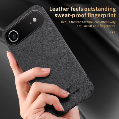 HUIYI Leather Magnetic Phone Case, For iPhone Air, For iPhone 16 Pro Max, For iPhone 16 Pro, For iPhone 16 Plus