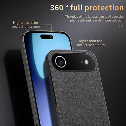 HUIYI Leather Magnetic Phone Case, For iPhone Air, For iPhone 16 Pro Max, For iPhone 16 Pro, For iPhone 16 Plus