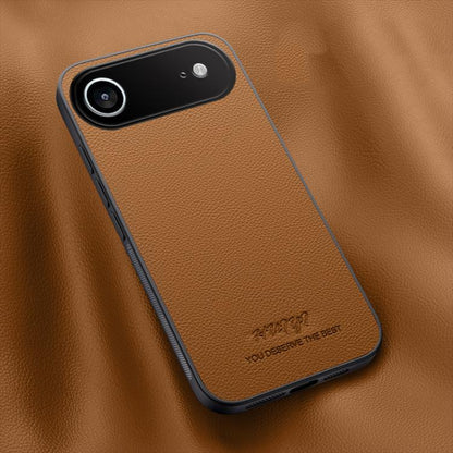 HUIYI Leather Magnetic Phone Case, For iPhone Air, For iPhone 16 Pro Max, For iPhone 16 Pro, For iPhone 16 Plus