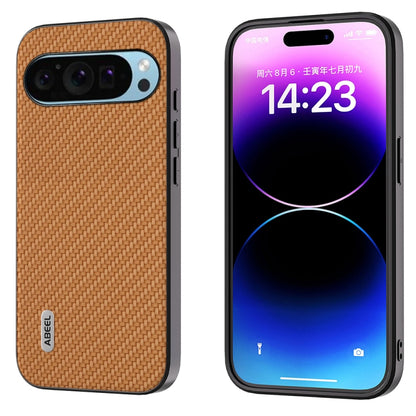 ABEEL Carbon Fiber Texture Protective Phone Case, For Google Pixel 9 Pro, For Google Pixel 9