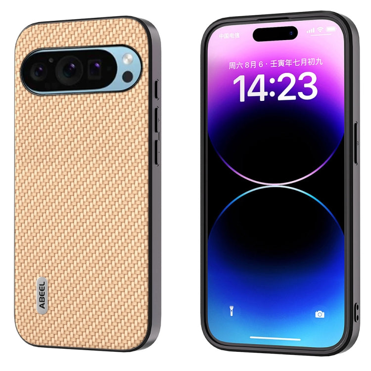 ABEEL Carbon Fiber Texture Protective Phone Case, For Google Pixel 9 Pro, For Google Pixel 9
