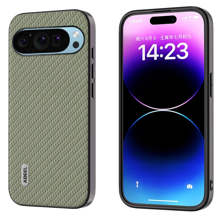 ABEEL Carbon Fiber Texture Protective Phone Case, For Google Pixel 9 Pro, For Google Pixel 9