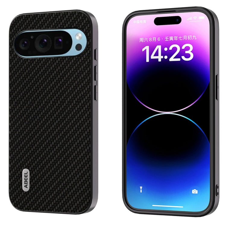 ABEEL Carbon Fiber Texture Protective Phone Case, For Google Pixel 9 Pro, For Google Pixel 9