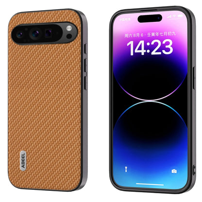 ABEEL Carbon Fiber Texture Protective Phone Case, For Google Pixel 9 Pro, For Google Pixel 9