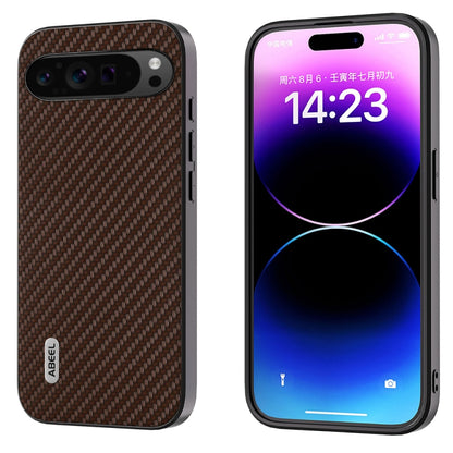 ABEEL Carbon Fiber Texture Protective Phone Case, For Google Pixel 9 Pro, For Google Pixel 9