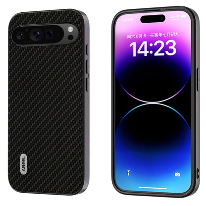 ABEEL Carbon Fiber Texture Protective Phone Case, For Google Pixel 9 Pro, For Google Pixel 9