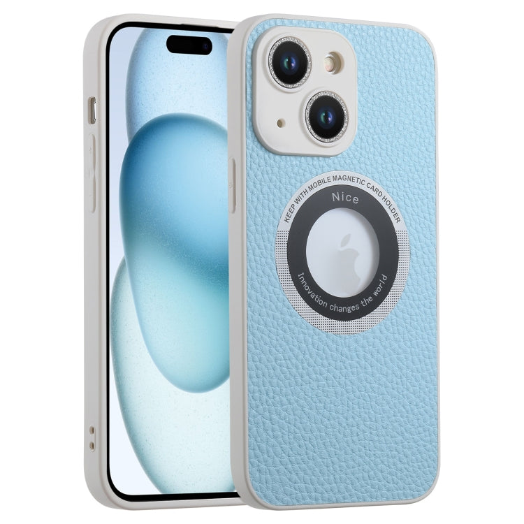 Litchi Texture MagSafe TPU Full Coverage Shockproof Phone Case, For iPhone 15 Pro Max, For iPhone 15 Pro, For iPhone 15 Plus, For iPhone 15