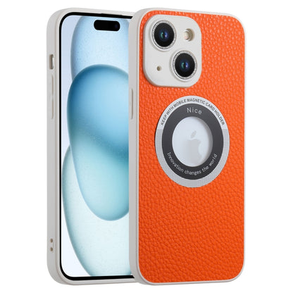 Litchi Texture MagSafe TPU Full Coverage Shockproof Phone Case, For iPhone 15 Pro Max, For iPhone 15 Pro, For iPhone 15 Plus, For iPhone 15