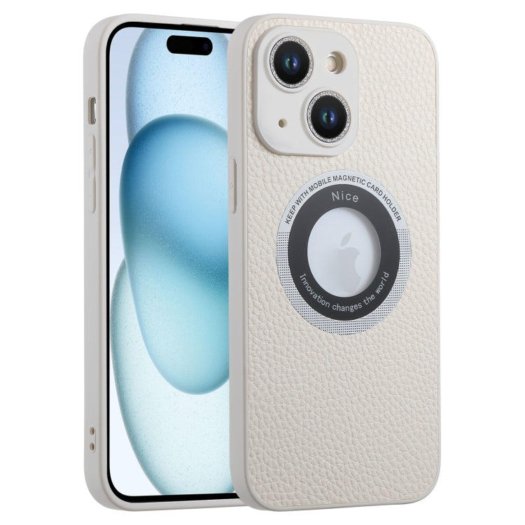 Litchi Texture MagSafe TPU Full Coverage Shockproof Phone Case, For iPhone 15 Pro Max, For iPhone 15 Pro, For iPhone 15 Plus, For iPhone 15