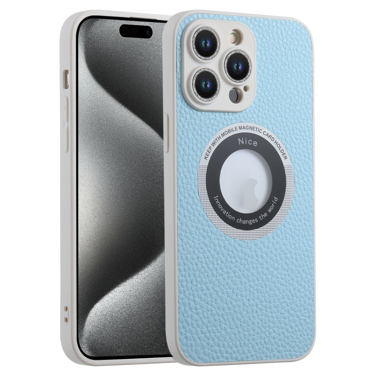 Litchi Texture MagSafe TPU Full Coverage Shockproof Phone Case