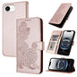 Datura Flower Embossed Flip Leather Phone Case, For iPhone 18 Pro / 17 Pro, For iPhone 18 Pro Max / 17 Pro Max, For iPhone 17e / 16e