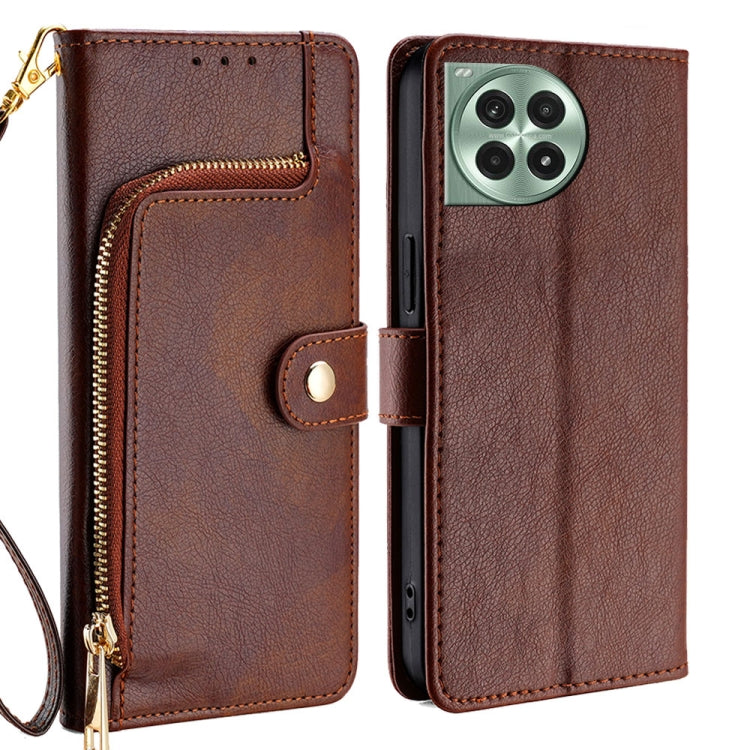 Zipper Bag Leather Phone Case, For OnePlus Ace 3 Pro 5G, For OnePlus Nord CE 4 Lite 5G, For OnePlus Ace 3V 5G, For OnePlus Nord CE4