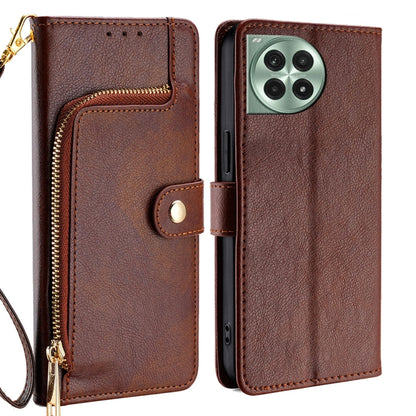 Zipper Bag Leather Phone Case, For OnePlus Ace 3 Pro 5G, For OnePlus Nord CE 4 Lite 5G, For OnePlus Ace 3V 5G, For OnePlus Nord CE4