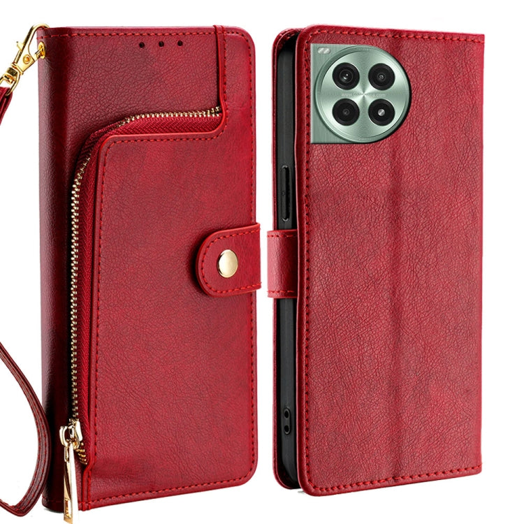 Zipper Bag Leather Phone Case, For OnePlus Ace 3 Pro 5G, For OnePlus Nord CE 4 Lite 5G, For OnePlus Ace 3V 5G, For OnePlus Nord CE4