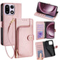 Zipper Bag Leather Phone Case, For OnePlus 15T 5G, For OnePlus Turbo 6 / 6V, For OnePlus Ace 6, For OnePlus 15 5G, For OnePlus Ace 5 Ultra / Nord 5, For OnePlus Ace 5 Racing / Nord CE5