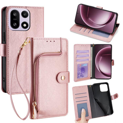 Zipper Bag Leather Phone Case, For OnePlus Turbo 6 / 6V, For OnePlus Ace 6, For OnePlus 15 5G, For OnePlus Ace 5 Ultra / Nord 5, For OnePlus Ace 5 Racing / Nord CE5, For OnePlus Ace 5 / 5 Pro