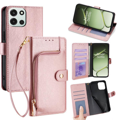Zipper Bag Leather Phone Case, For OnePlus Turbo 6 / 6V, For OnePlus Ace 6, For OnePlus 15 5G, For OnePlus Ace 5 Ultra / Nord 5, For OnePlus Ace 5 Racing / Nord CE5, For OnePlus Ace 5 / 5 Pro