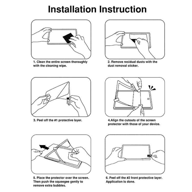 50pcs Matte Paperfeel Screen Protector