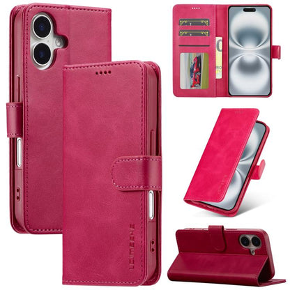 LC.IMEEKE Calf Texture Horizontal Flip Leather Case, For iPhone 18 Pro / 17 Pro, For iPhone 18 Pro Max / 17 Pro Max, For iPhone 16e / 17e, For iPhone 17