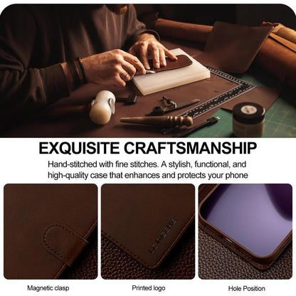 LC.IMEEKE Calf Texture Horizontal Flip Leather Case, For iPhone 18 Pro / 17 Pro, For iPhone 18 Pro Max / 17 Pro Max, For iPhone 16e / 17e, For iPhone 17