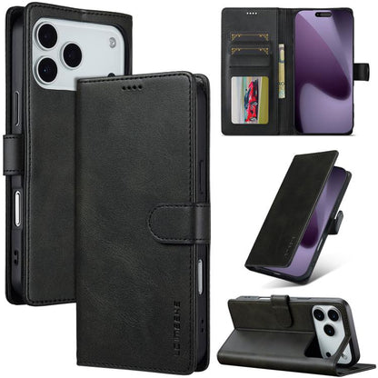 LC.IMEEKE Calf Texture Horizontal Flip Leather Case, For iPhone 18 Pro / 17 Pro, For iPhone 18 Pro Max / 17 Pro Max, For iPhone 16e / 17e, For iPhone 17