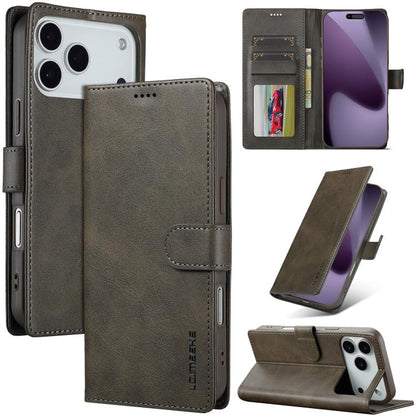 LC.IMEEKE Calf Texture Horizontal Flip Leather Case, For iPhone 18 Pro / 17 Pro, For iPhone 18 Pro Max / 17 Pro Max, For iPhone 16e / 17e, For iPhone 17