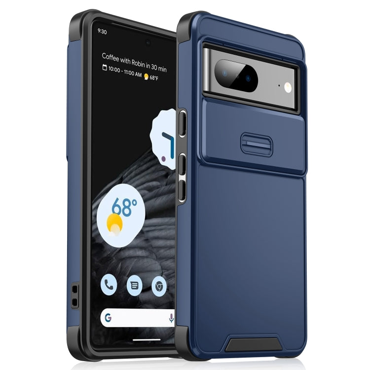 Sliding Camshield TPU + PC Phone Case, For Google Pixel 7 Pro, For Google Pixel 7, For Google Pixel 6a