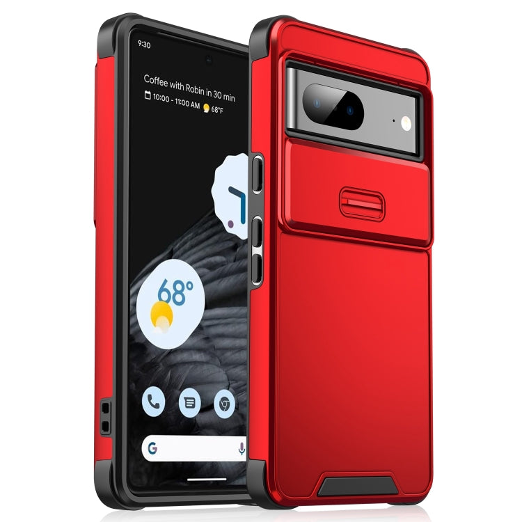 Sliding Camshield TPU + PC Phone Case, For Google Pixel 7 Pro, For Google Pixel 7, For Google Pixel 6a