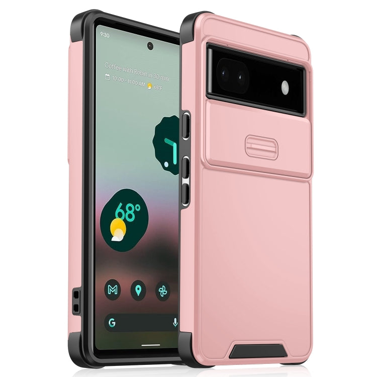 Sliding Camshield TPU + PC Phone Case, For Google Pixel 7 Pro, For Google Pixel 7, For Google Pixel 6a
