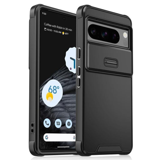Sliding Camshield TPU + PC Phone Case, For Google Pixel 8 Pro, For Google Pixel 7 Pro, For Google Pixel 7, For Google Pixel 6a