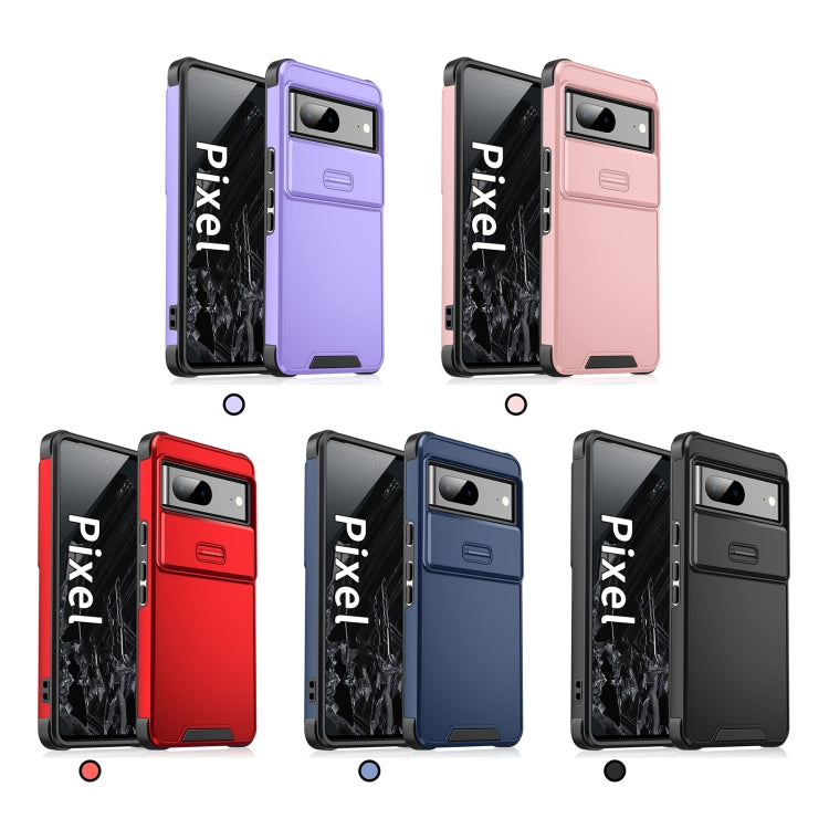 Sliding Camshield TPU + PC Phone Case, For Google Pixel 7 Pro, For Google Pixel 7, For Google Pixel 6a