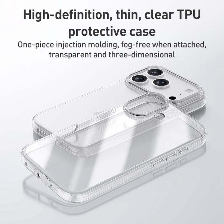 ZGA Clear TPU Shockproof Phone Case, For iPhone 17 Pro Max, For iPhone 17 Pro, For iPhone 17, For iPhone Air
