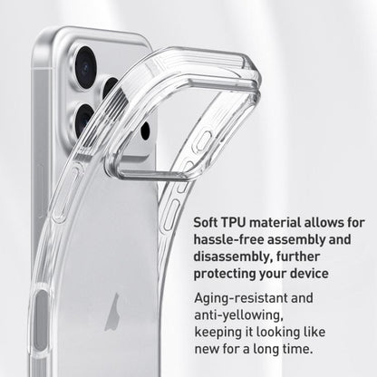 ZGA Clear TPU Shockproof Phone Case, For iPhone 17 Pro Max, For iPhone 17 Pro, For iPhone 17, For iPhone Air