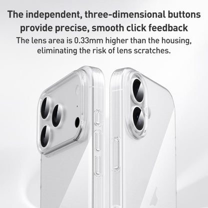 ZGA Clear TPU Shockproof Phone Case, For iPhone 17 Pro Max, For iPhone 17 Pro, For iPhone 17, For iPhone Air