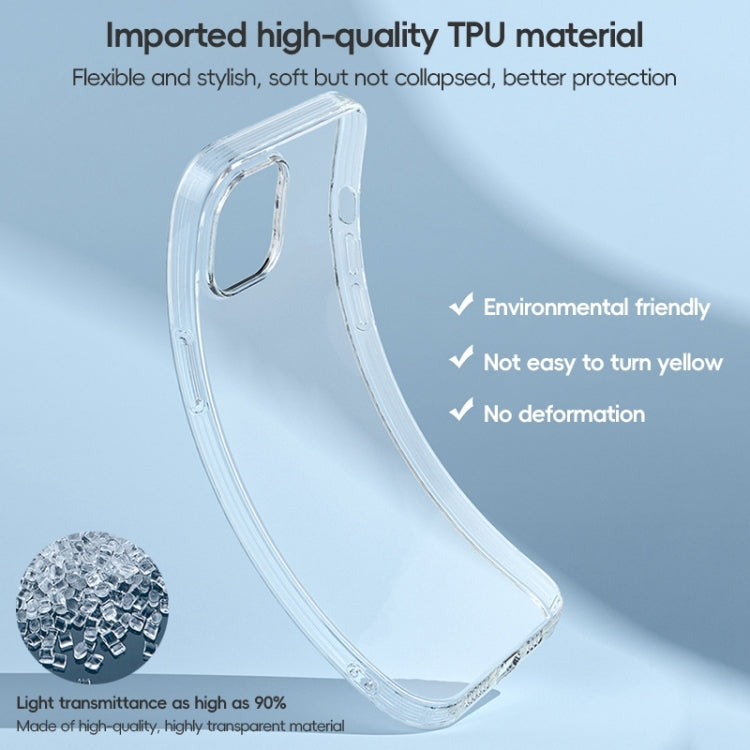 ZGA Clear TPU Shockproof Phone Case, For iPhone 17e / 16e, For iPhone 17 Pro Max, For iPhone 17 Pro, For iPhone 17, For iPhone Air, For iPhone 16 Pro Max, For iPhone 16 Pro, For iPhone 16 Plus, For iPhone 16, For iPhone 15 Pro Max, For iPhone 15 Pro   ...