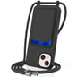 Integrated Card Bag Solid Color Liquid Silicone Phone Case with Lanyard, For iPhone 13 Pro, For iPhone 13, For iPhone 12, For iPhone 12 Pro Max, For iPhone 12 Pro