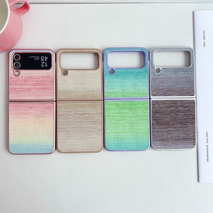 Illusory Color Leather Texture PC Phone Case