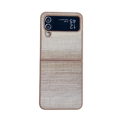 Illusory Color Leather Texture PC Phone Case, For Samsung Galaxy Z Flip6 / Flip7 FE, For Samsung Galaxy Z Flip5, For Samsung Galaxy Z Flip4, For Samsung Galaxy Z Flip3