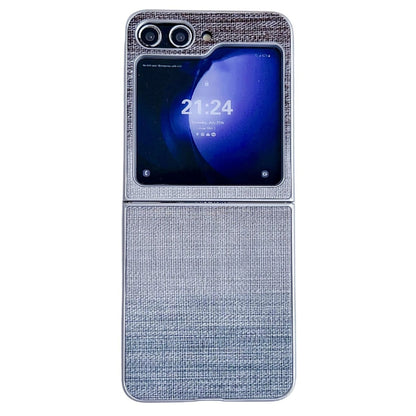 Illusory Color Leather Texture PC Phone Case, For Samsung Galaxy Z Flip6 / Flip7 FE, For Samsung Galaxy Z Flip5, For Samsung Galaxy Z Flip4, For Samsung Galaxy Z Flip3